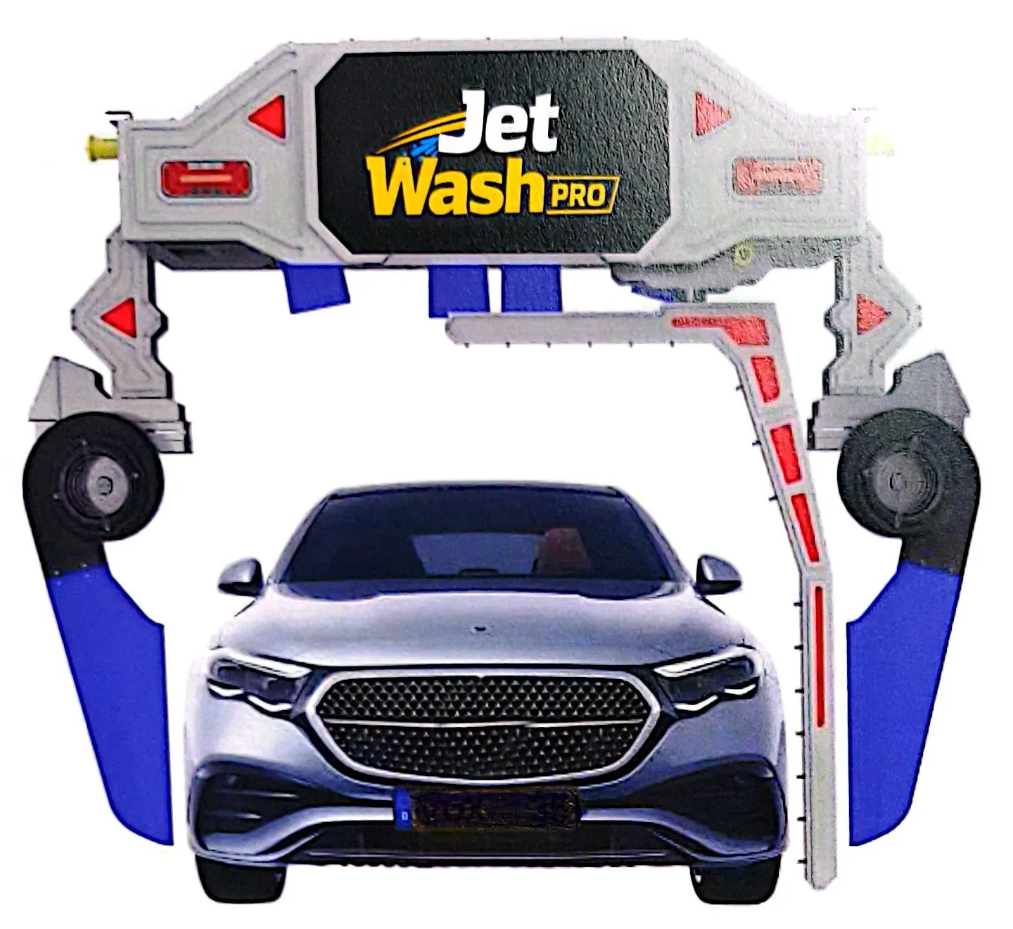 Jet Wash Pro robotik yıkama ünitesi önden görünüm